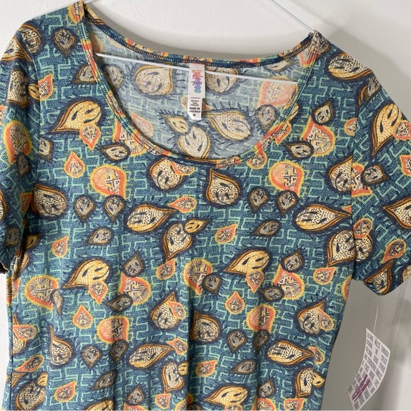 LuLaRoe Blue Balloon Classic Tee NWT - Picture 3 of 5